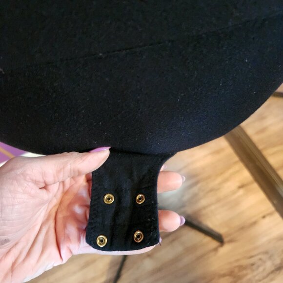 J Crew Long Sleeve Wrap Bodysuit Black XL - Picture 5 of 6